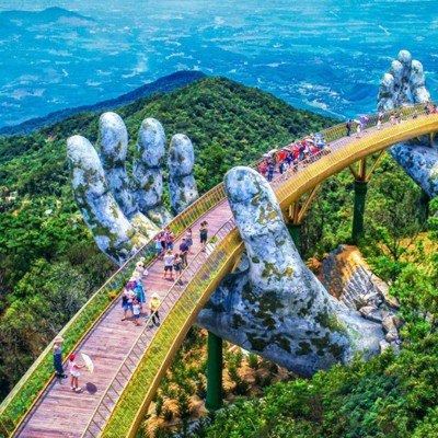 FULL DAY GROUP TOUR: BA NA HILLS AND GOLDEN BRIDGE FROM DANANG/HOIAN